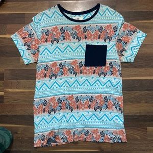 Aztec on the byas Thick Short Sleeve T-shirt